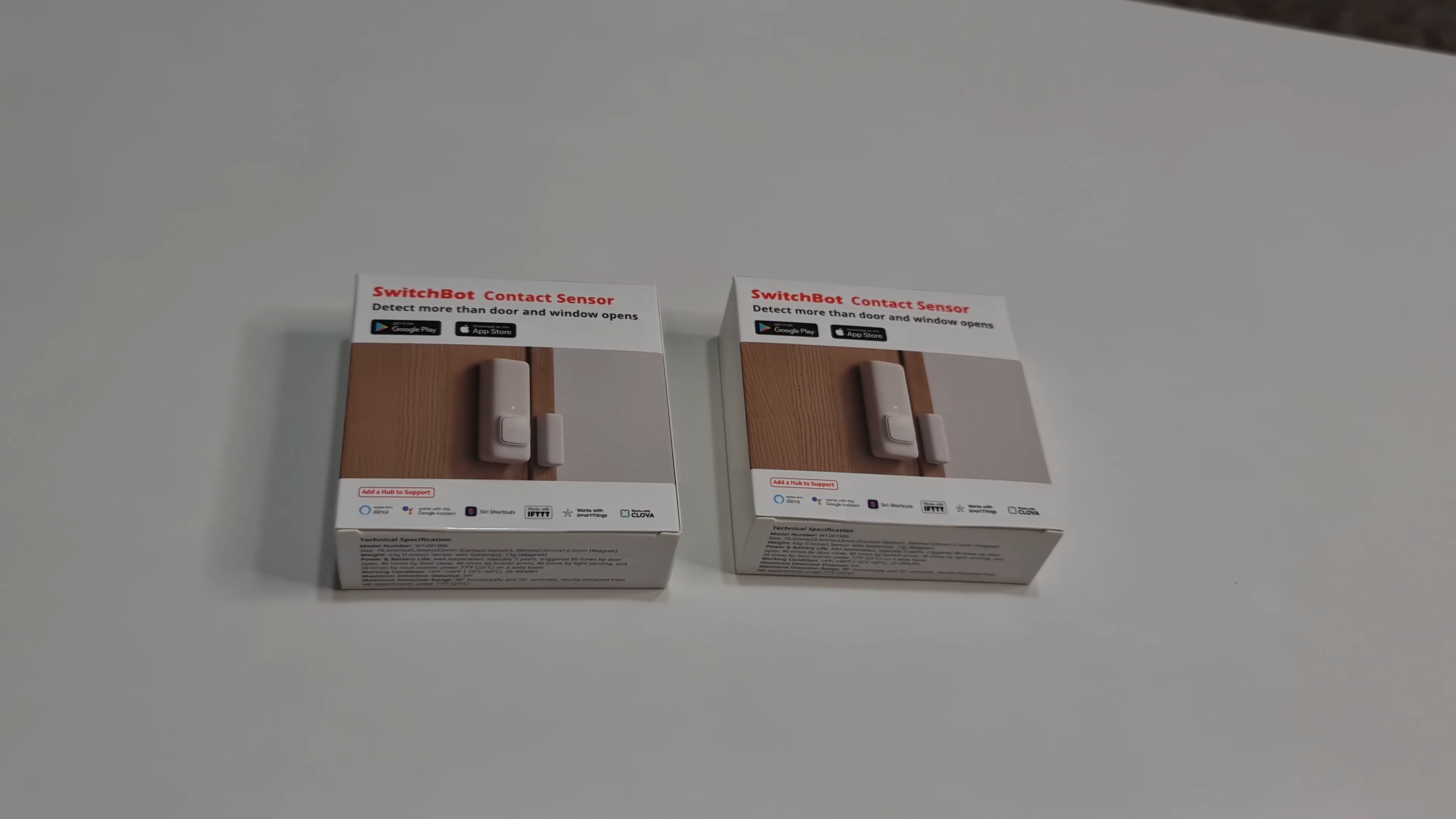 Door Sensor Alarm SwitchBot Contact Sensor - Smart Wireless Alarm For Doors/ Windows (Works With Alexa) Door Sensors That Alert Your Phone